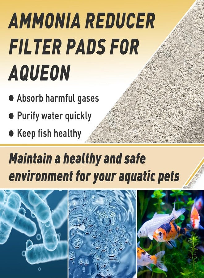 Iffitya 30 Count Ammonia Reducer Filter Pads for Aqueon - Replacement Filter Cartridges Small for Aqueon QuietFlow LED PRO Model 10 - Image 4